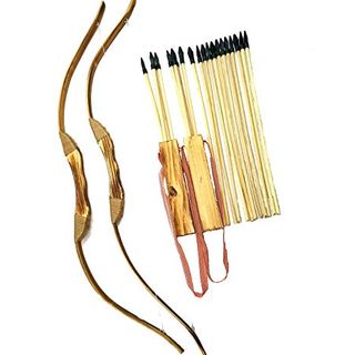 Wooden Bow and Arrow Set