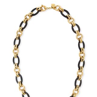 Ikulu Dark Horn & Bronze Chain Necklace, 36
