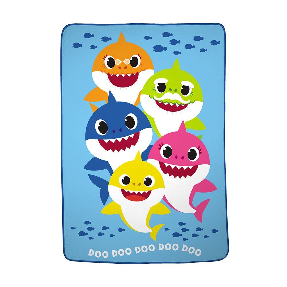 Baby Shark Kids Plush Blanket