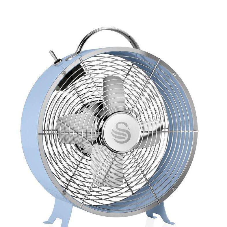 Schallen 16 Electric Oscillating Floor Standing Tall Pedestal Air Cooling  Fan in BLACK