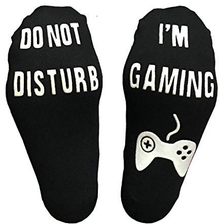 "Do Not Disturb, I'm Gaming" Socks