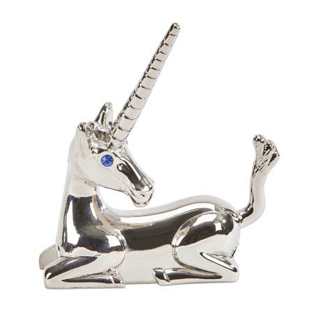 Silver Unicorn Ring Holder