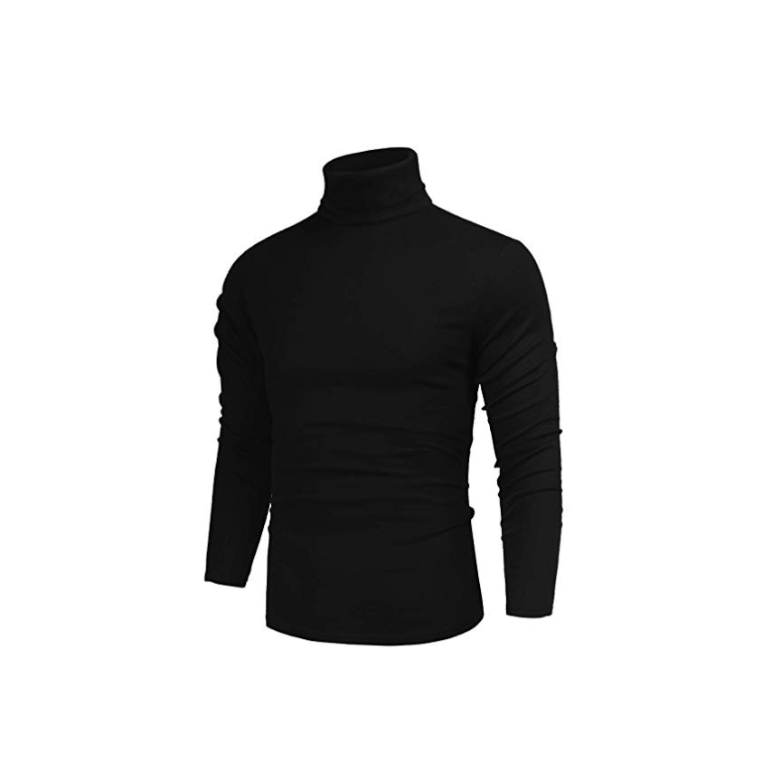Black Turtleneck Pullover
