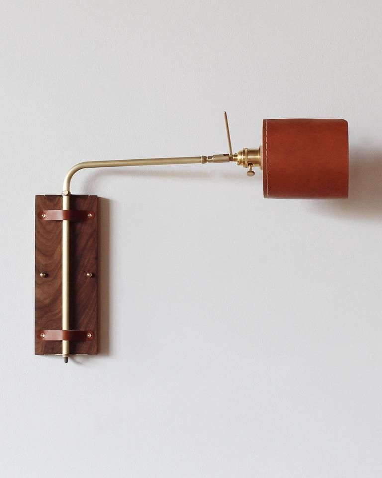 Leather Sconce