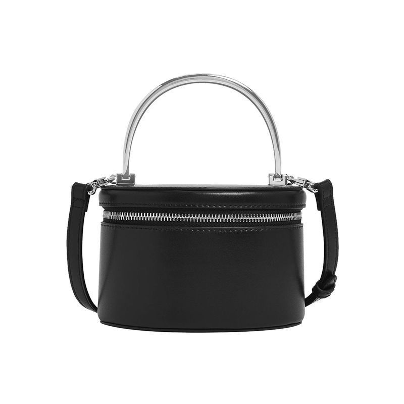 charles and keith structured top handle bag