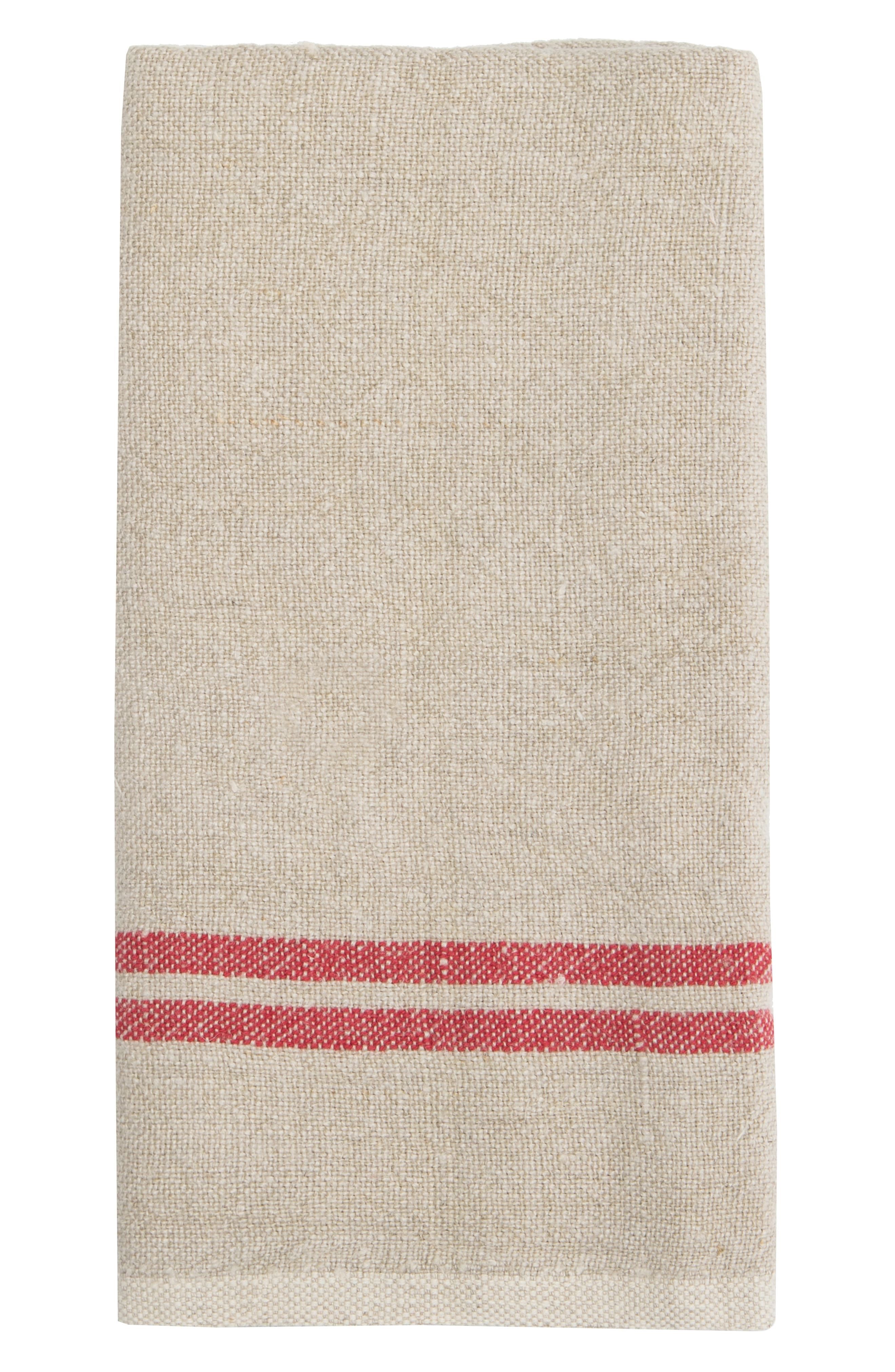 Caravan Vintage Linen Tea Towels, Set of 2 