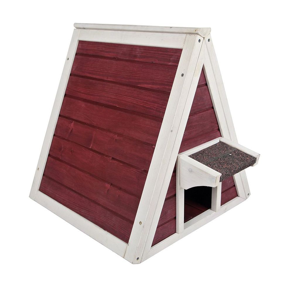 Outdoor Triangle Cat House