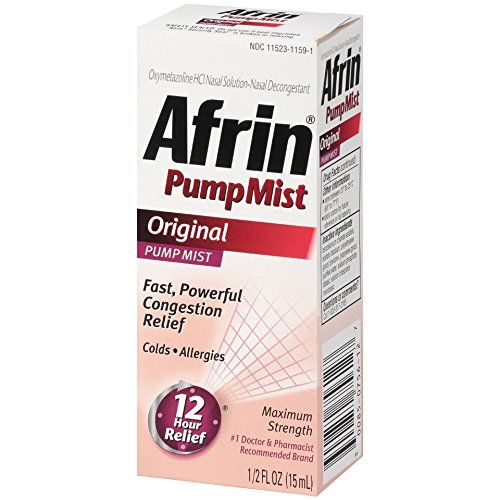 Afrin 12-Hour Pump Mist Nasal Decongestant