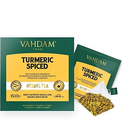 VAHDAM Turmeric Spiced Herbal Tea