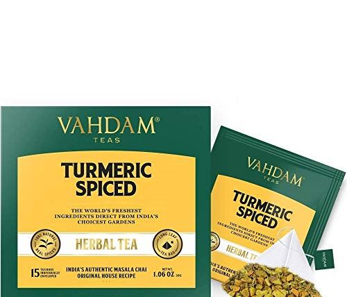 VAHDAM Turmeric Spiced Herbal Tea