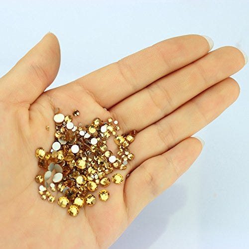 Resin Crystal Round Rhinestone Craft Gems