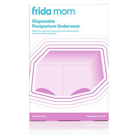 Frida Mom Labor, Delivery, and Postpartum Care Recovery Kit with Peri  Bottle and Disposable Underwear for Women 