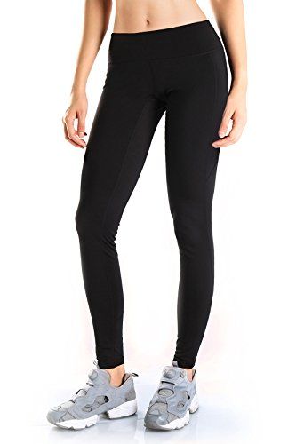 Libin Womens Fleece Lined Leggings Winter Warm High Waisted Thermal Yoga Pant Running Tights with Pockets