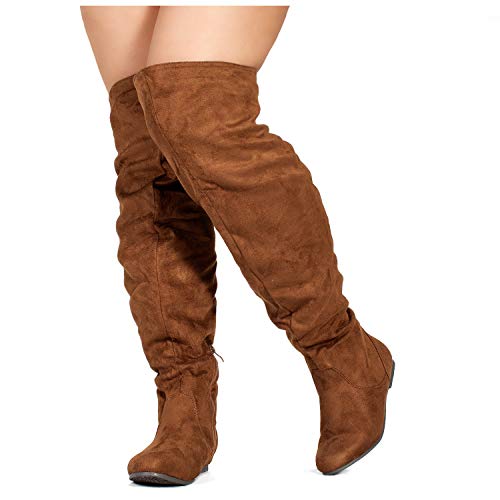 Bottes marron Slouchy