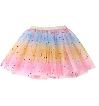 Girls' Rainbow Ballet Tutu