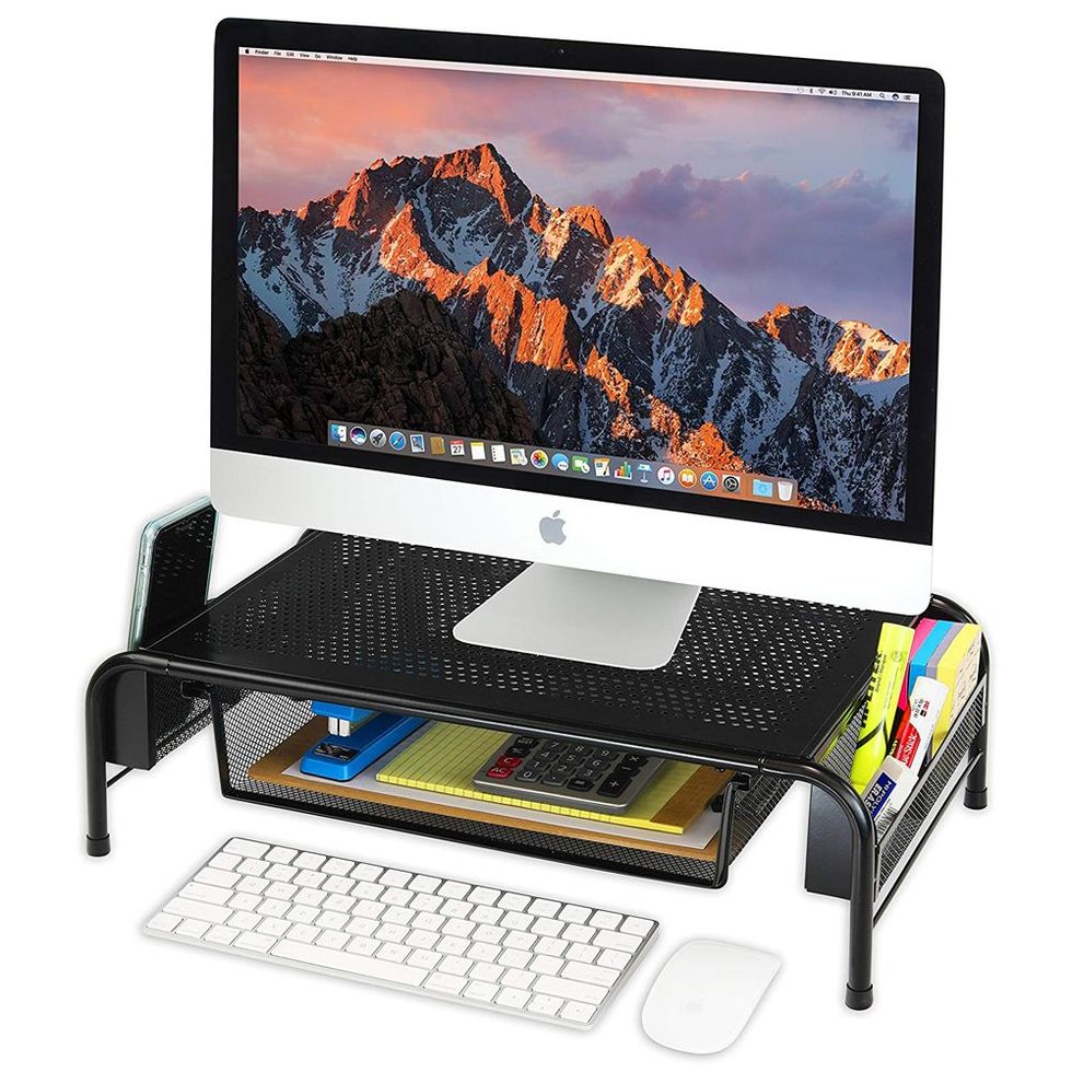 Metal Desk Monitor Stand