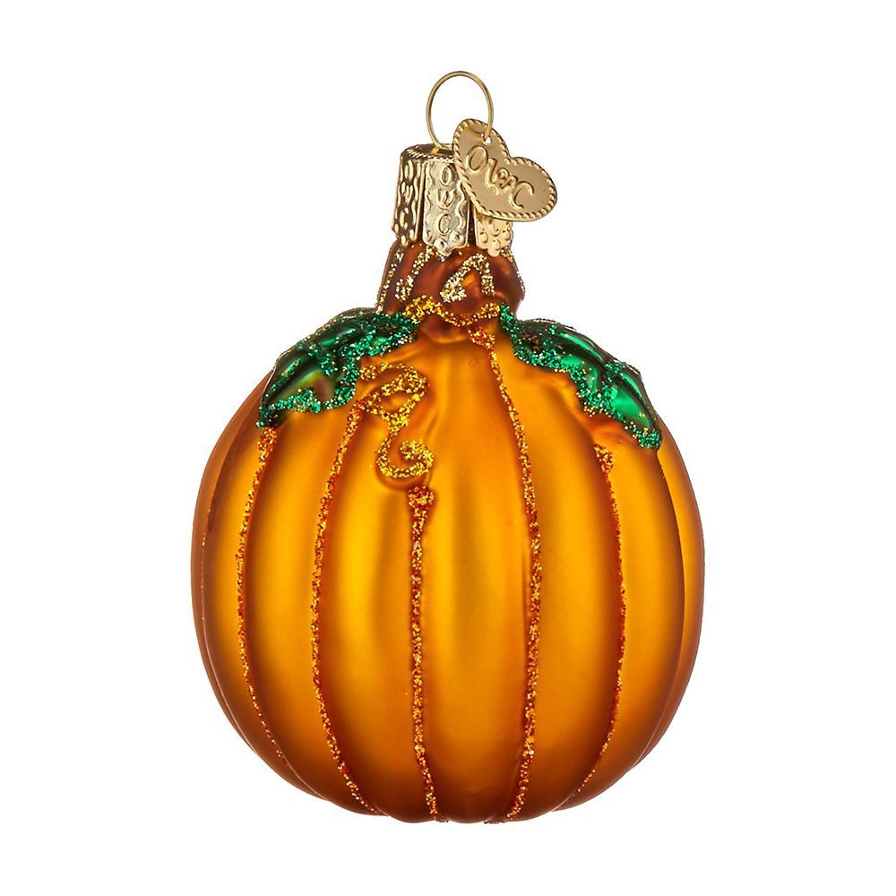 Pumpkin Glass Blown Ornament