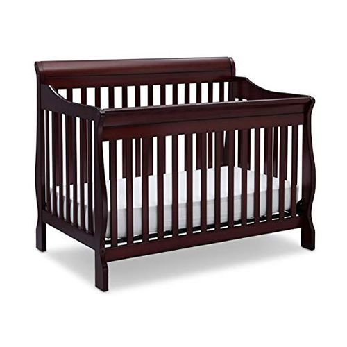 Baby Crib 4 in 1 Convertible Sold Wood Convert to Toddler BED Colors Adjustable 
