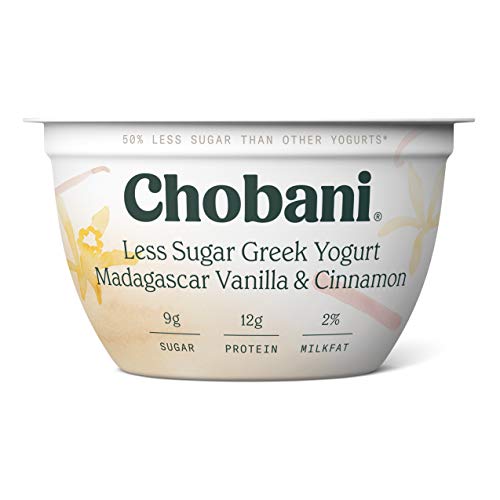 Less Sugar Greek Yogurt, Madagascar Vanilla and Cinnamon