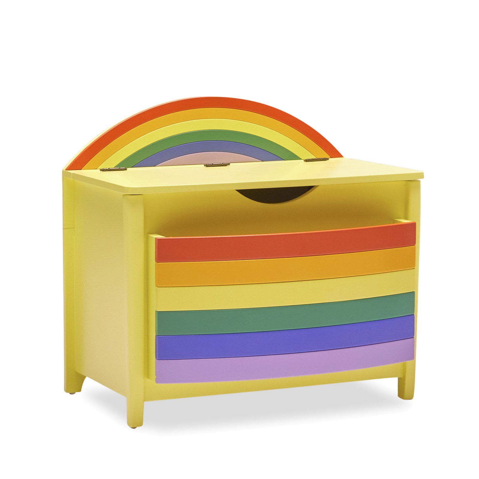 Rainbow Book Pocket and Toy Storage Bin
