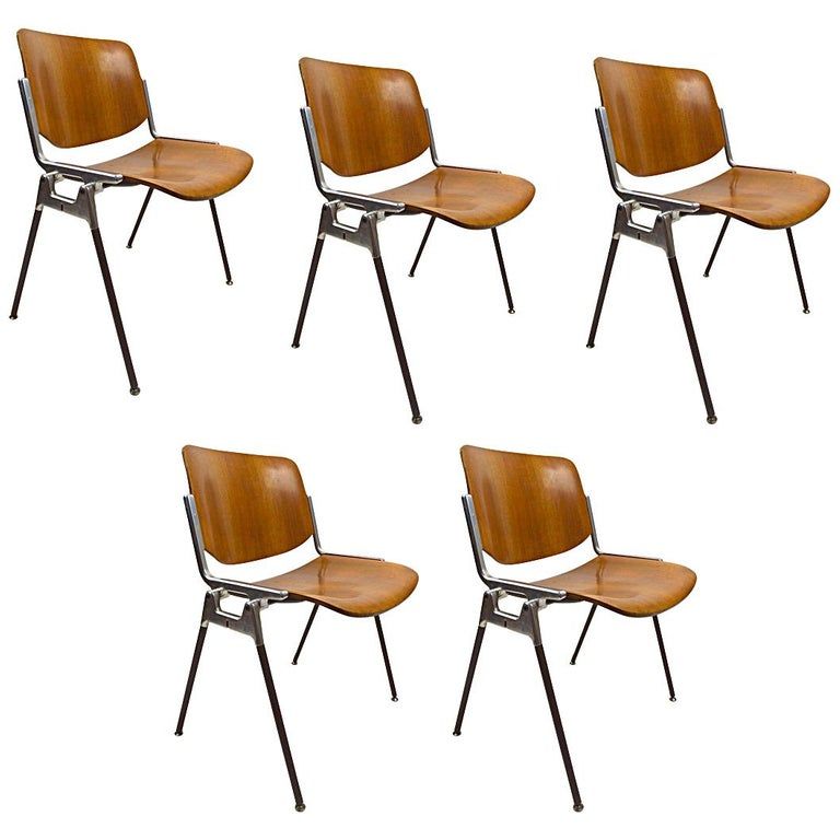 Piretti Stacking Chairs