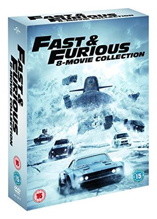 Colección de 8 películas de Fast & Furious en DVD (1-8 cajas) [2017]