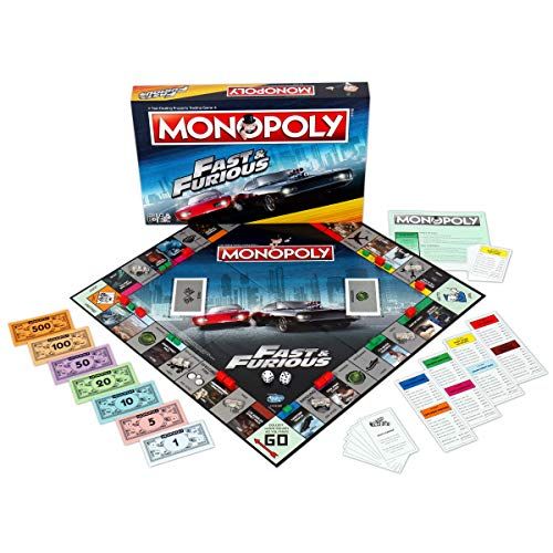 Juego de mesa Monopoly rápido y furioso