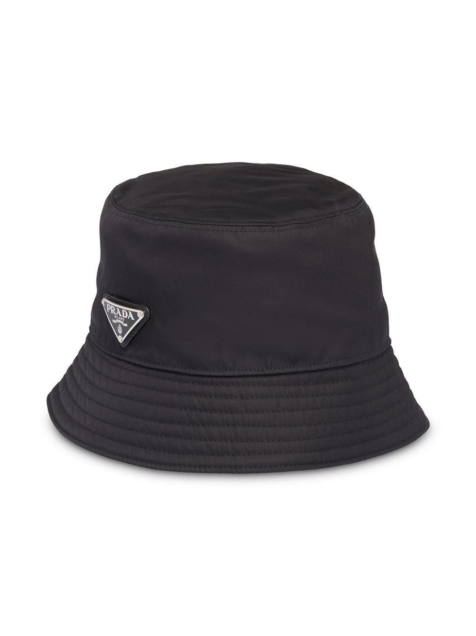 Prada標誌黑色漁夫帽