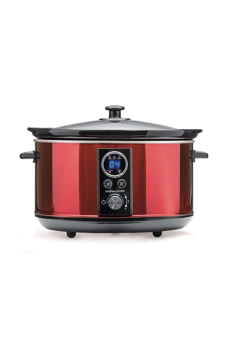Digital Slow Cooker 4.5L with Timer Delay Function 