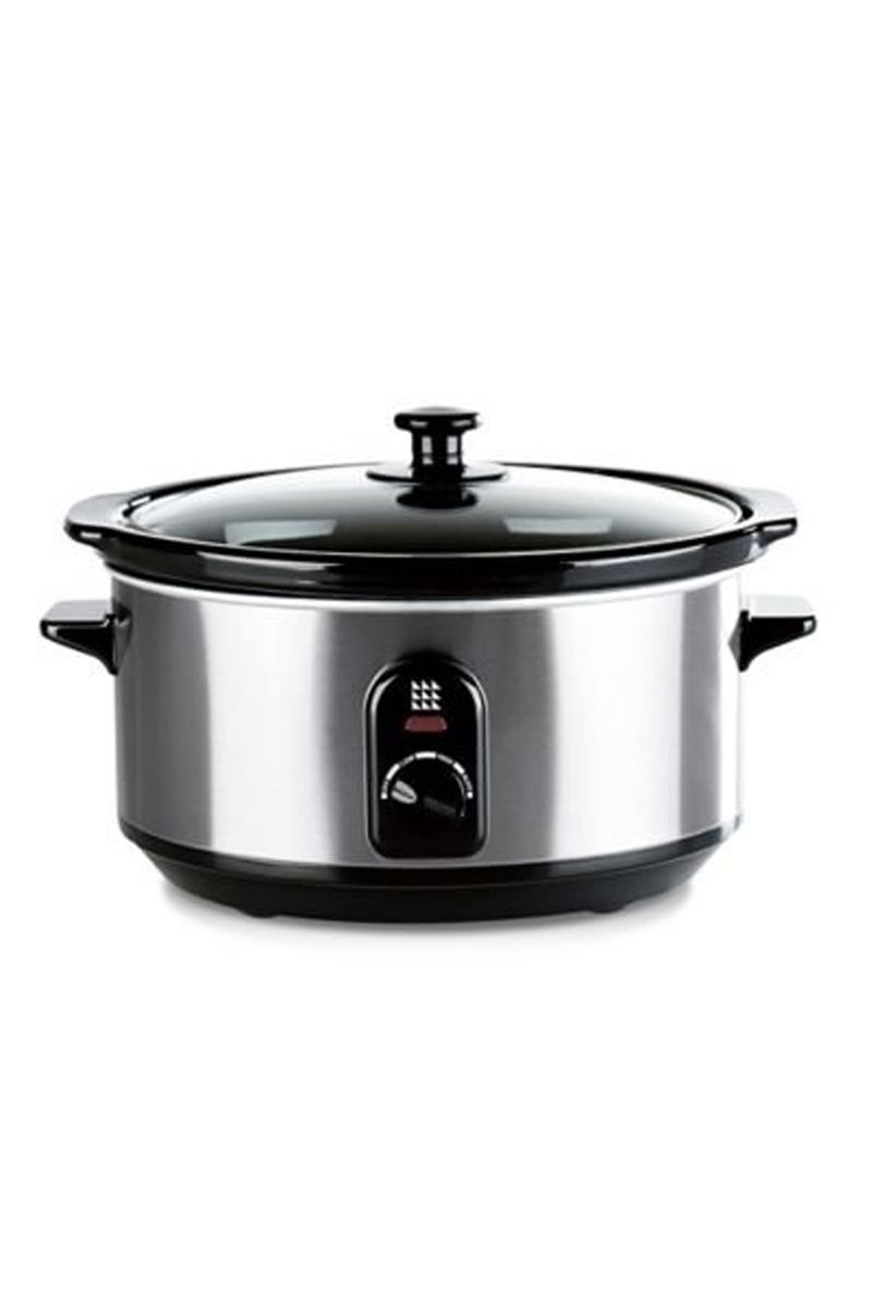 Electric Family Slow Cooker, Brushed Chrome - 3.5 Litre