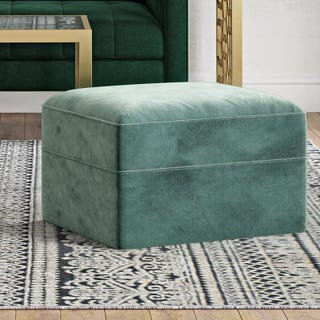 CosmoLiving by Cosmopolitan Emerald Ottoman CosmoLiving by Cosmopolitan Emerald Ottoman