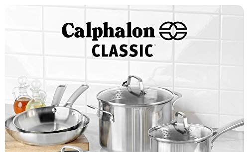 Calphalon Stainless Steel 10 inch Tri Ply Skillet Steak Fry Pan 1390 NEW