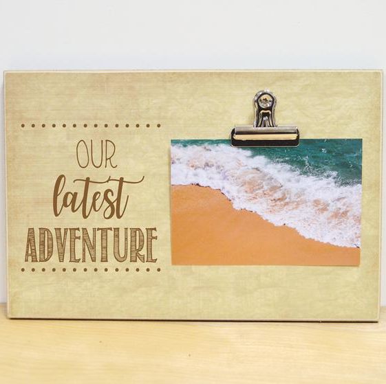Our Latest Adventure Photo Frame