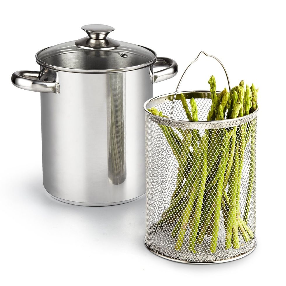 Cook N Home Stainless Steel Double Boiler/ Steamer Set Silver 4 Quart