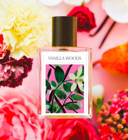 vanilla and floral perfume