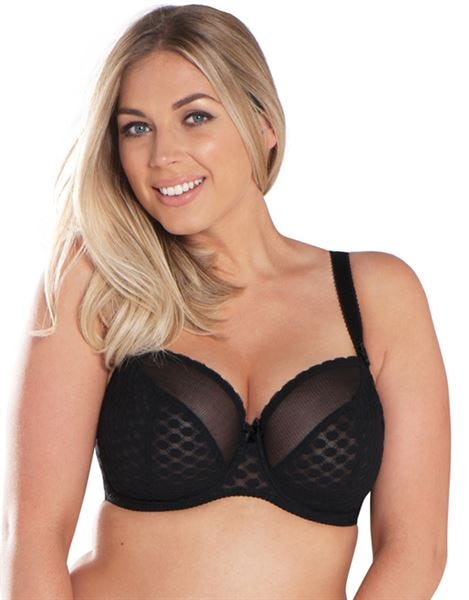 Dottie Black Balcony Bra