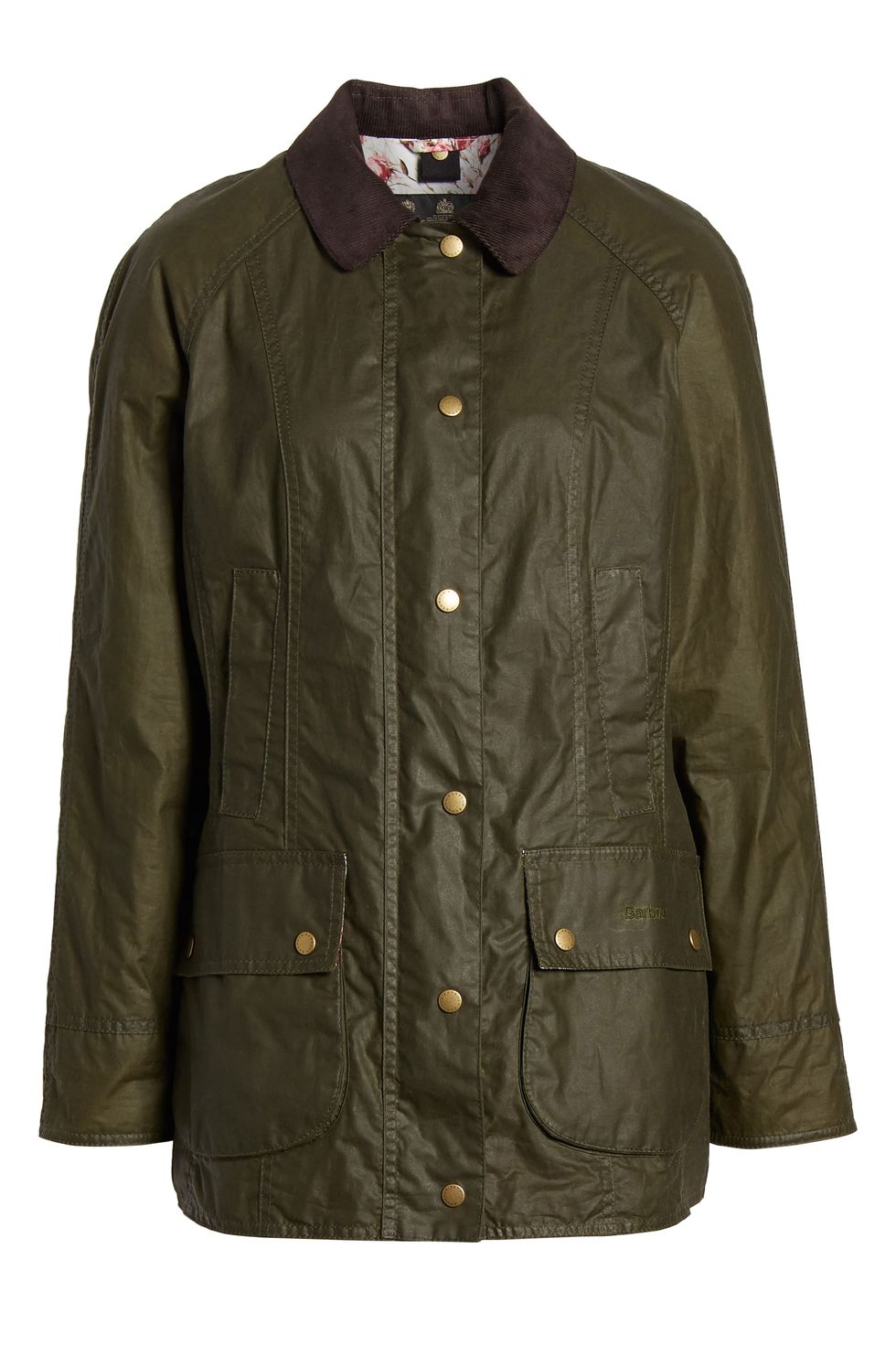 Violet Lightweight Waxed Cotton Canvas Coat