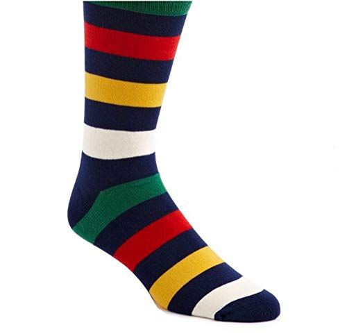 Navy Multi-Stripe Socks