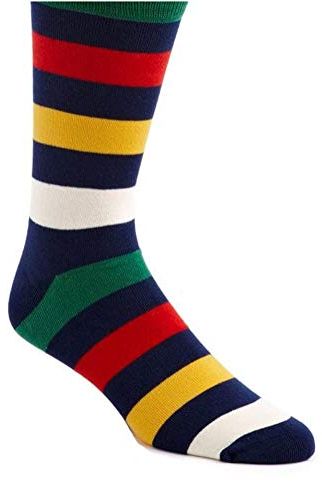 Navy Multi-Stripe Socks