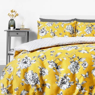 Sophie Floral Duvet Set - Yellow