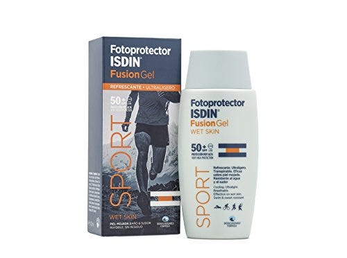 Protector solar corporal  de ISDIN para la práctica de deporte