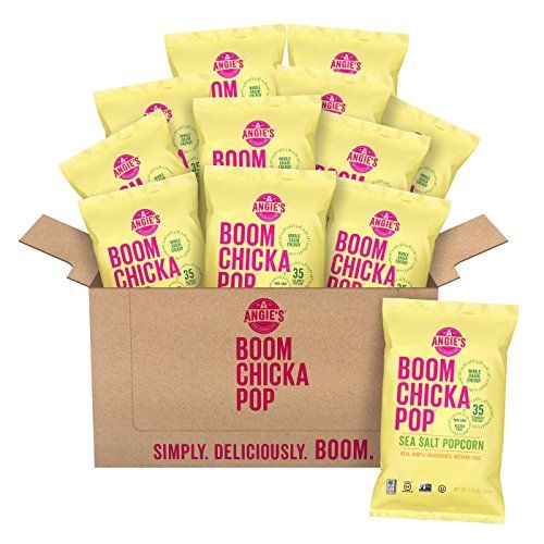 Boom Chicka Pop Sea Salt Popcorn (Pack of 12)