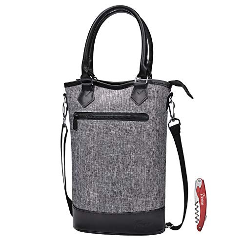 Insulated Wine Carrier Tote 