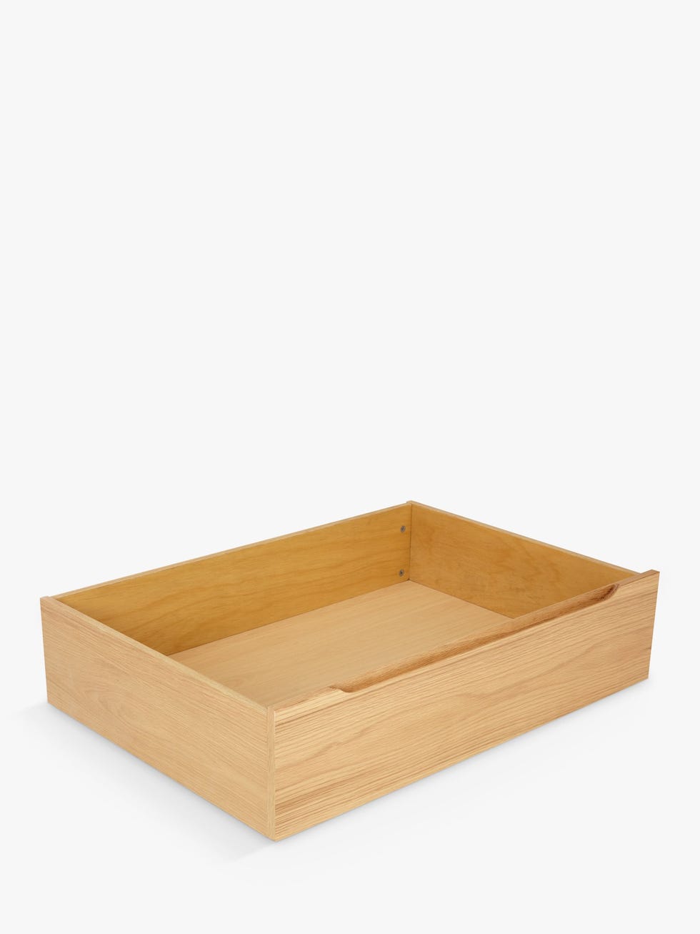 Bow Underbed Storage Drawers, Set of 2, Oak