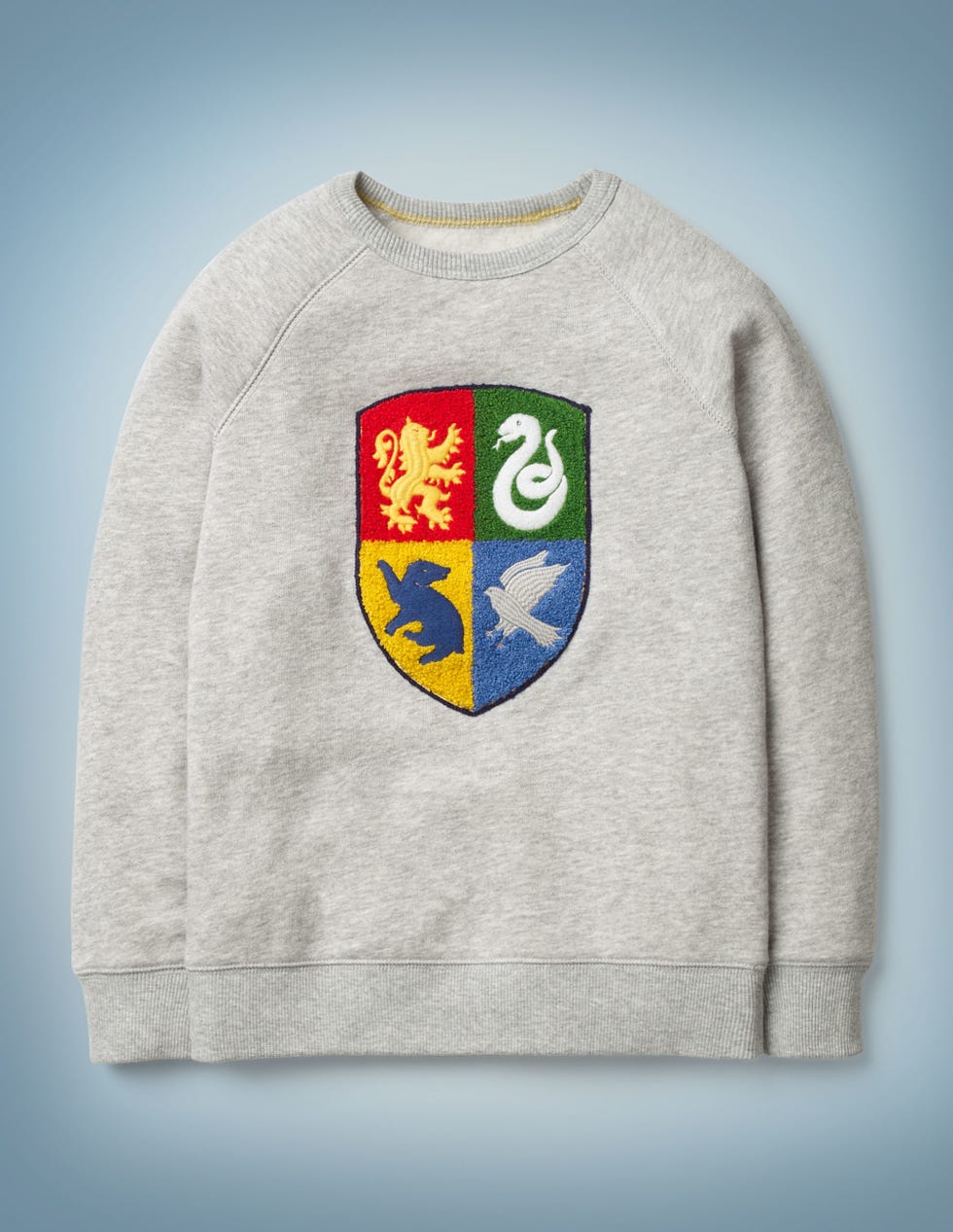 Hogwarts Crest Sweatshirt - Grey Marl