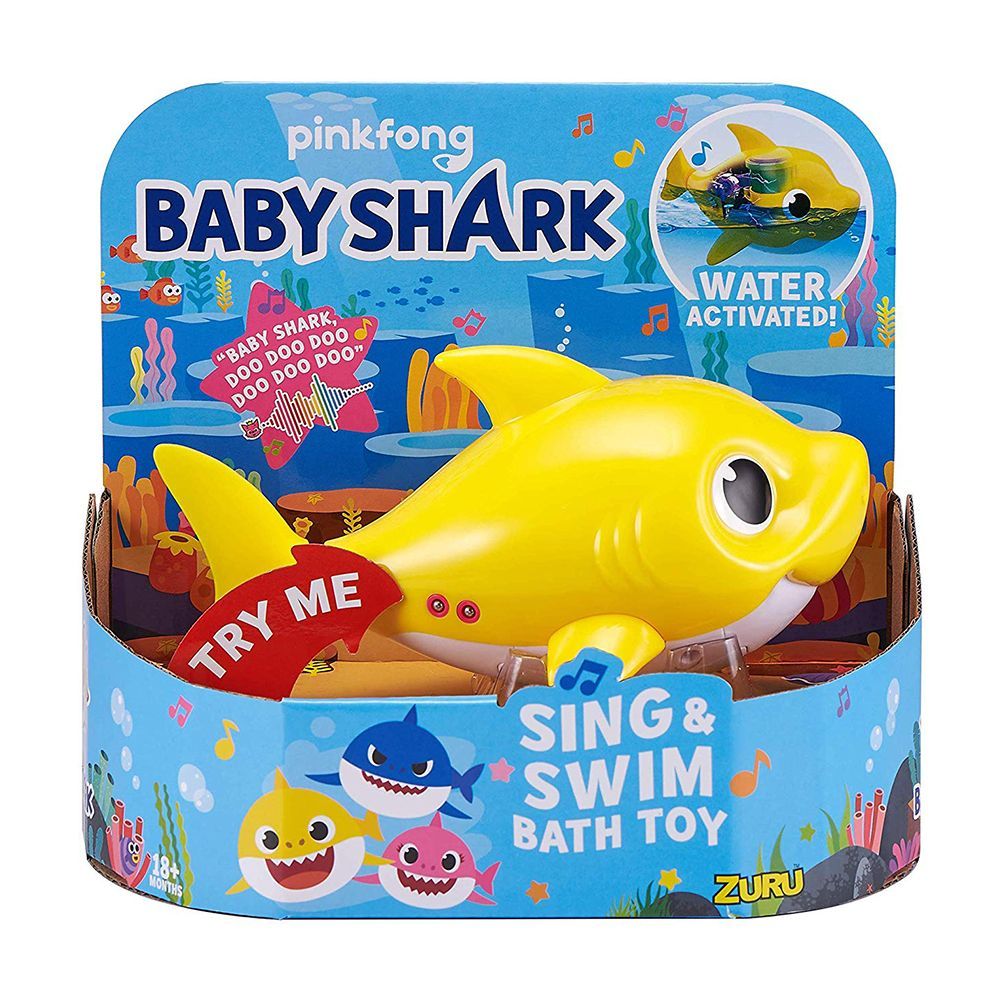 shark family bath toy