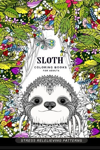 Sloth Coloring Book for Adults