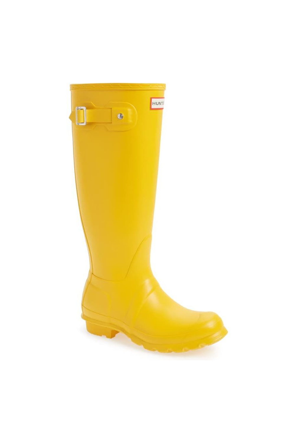 yellow hunter rain boots womens