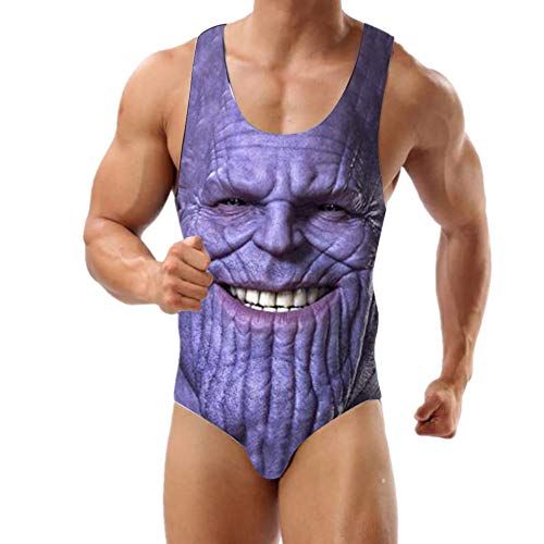Thanos One-Piece Swimsuit for Men and Boys
