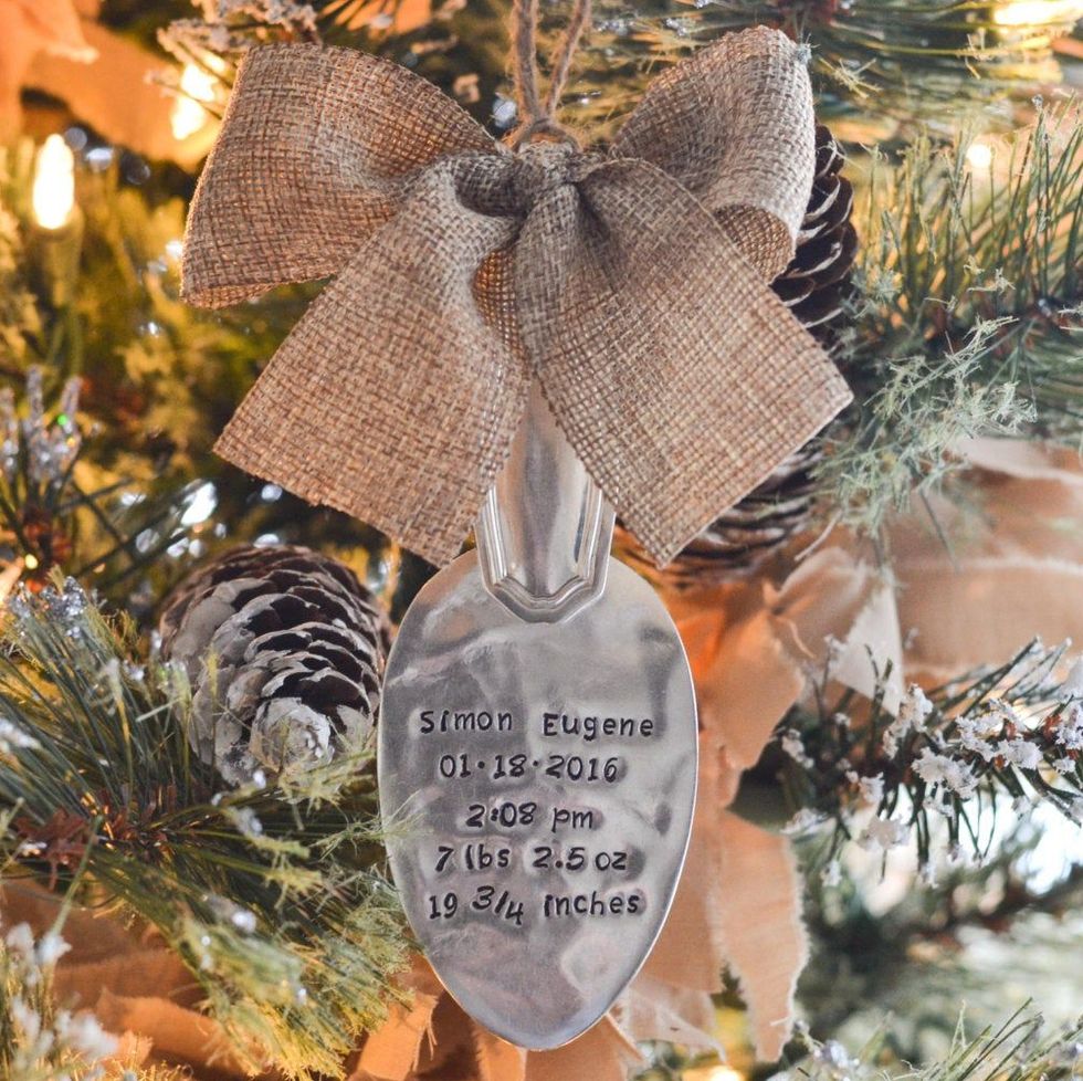 Personalized Wooden Heart 44 Name Ornament